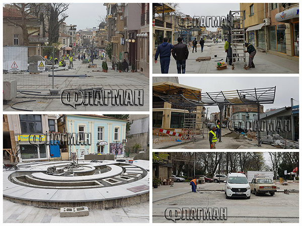 Вижте докъде стигна ремонтът „Богориди”, булевардът постепенно се превръща в бижуто на Бургас (ФОТОРЕПОРТАЖ)