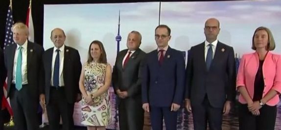 Външните министри на страните от Г-7 с обща позиция срещу Русия