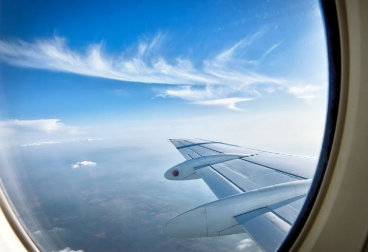 Пътник в самолет над град Сиан погледна през прозореца и се втрещи от видяното (СНИМКА)