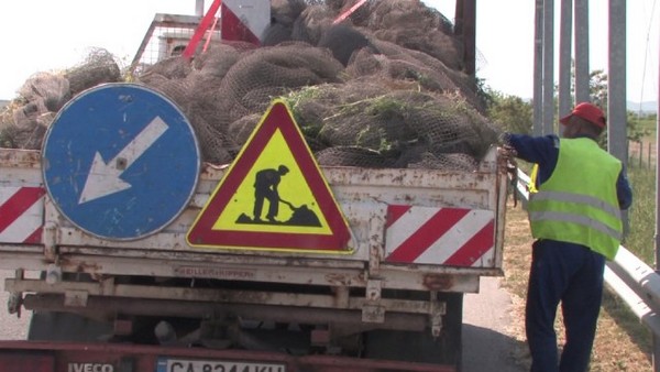Демонтират предпазната мрежа за птици по автомагистрала "Тракия"