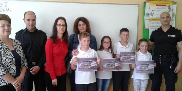 Старши комисар Калоян Калоянов награди шампионите от детските полицейски игри