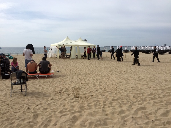 Снимат нов тв сериал на Северния плаж в Слънчев бряг (СНИМКИ)