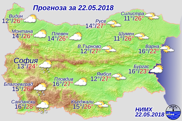 Какво време ни очаква днес? Вижте прогнозата на метеоролозите