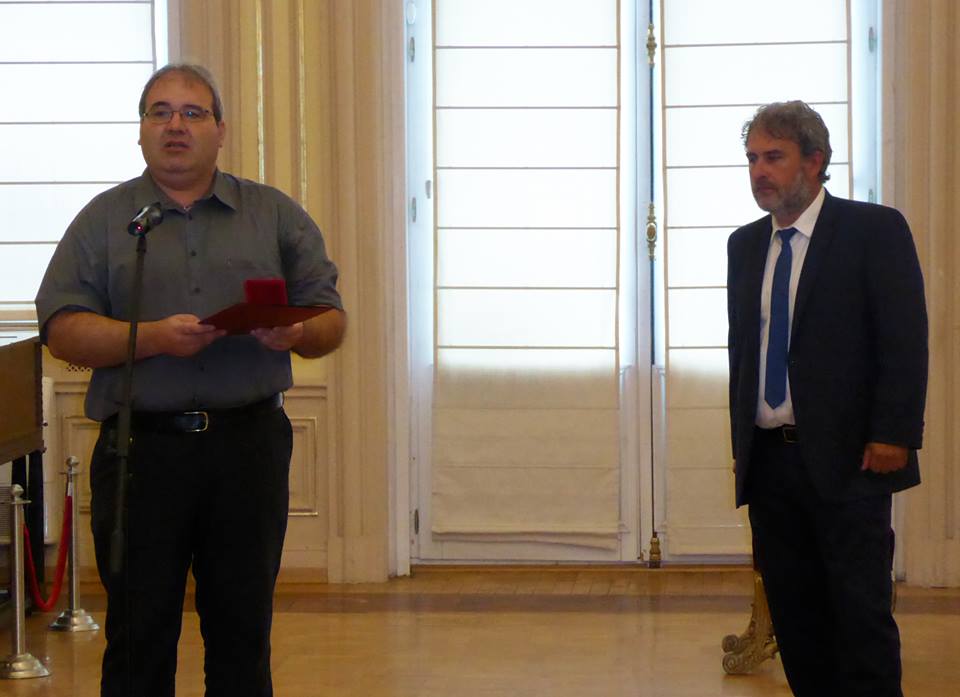 Отличиха директора на Бургаския регионалния исторически музей с почетен знак "Златен век"