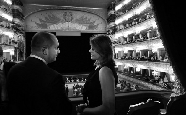 Президентът заведе Деси Радева в Болшой театър (СНИМКИ)