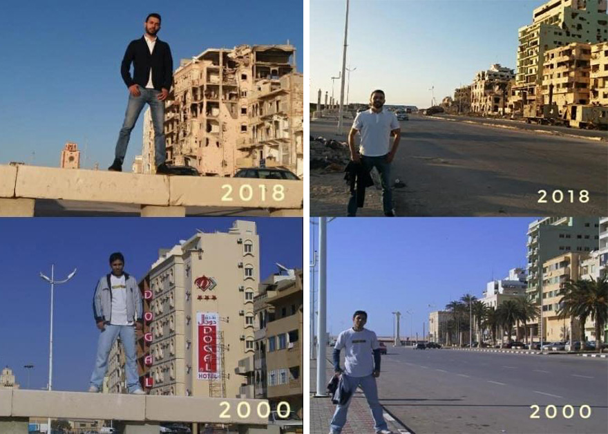 Тези снимки на Либия преди и сега станаха хит в мрежата, вижте разрухата в някога проспериращата страна (СНИМКИ)