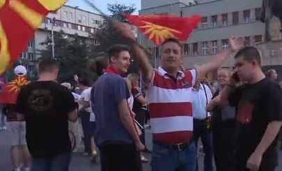Протест в Скопие заради новото име на Македония