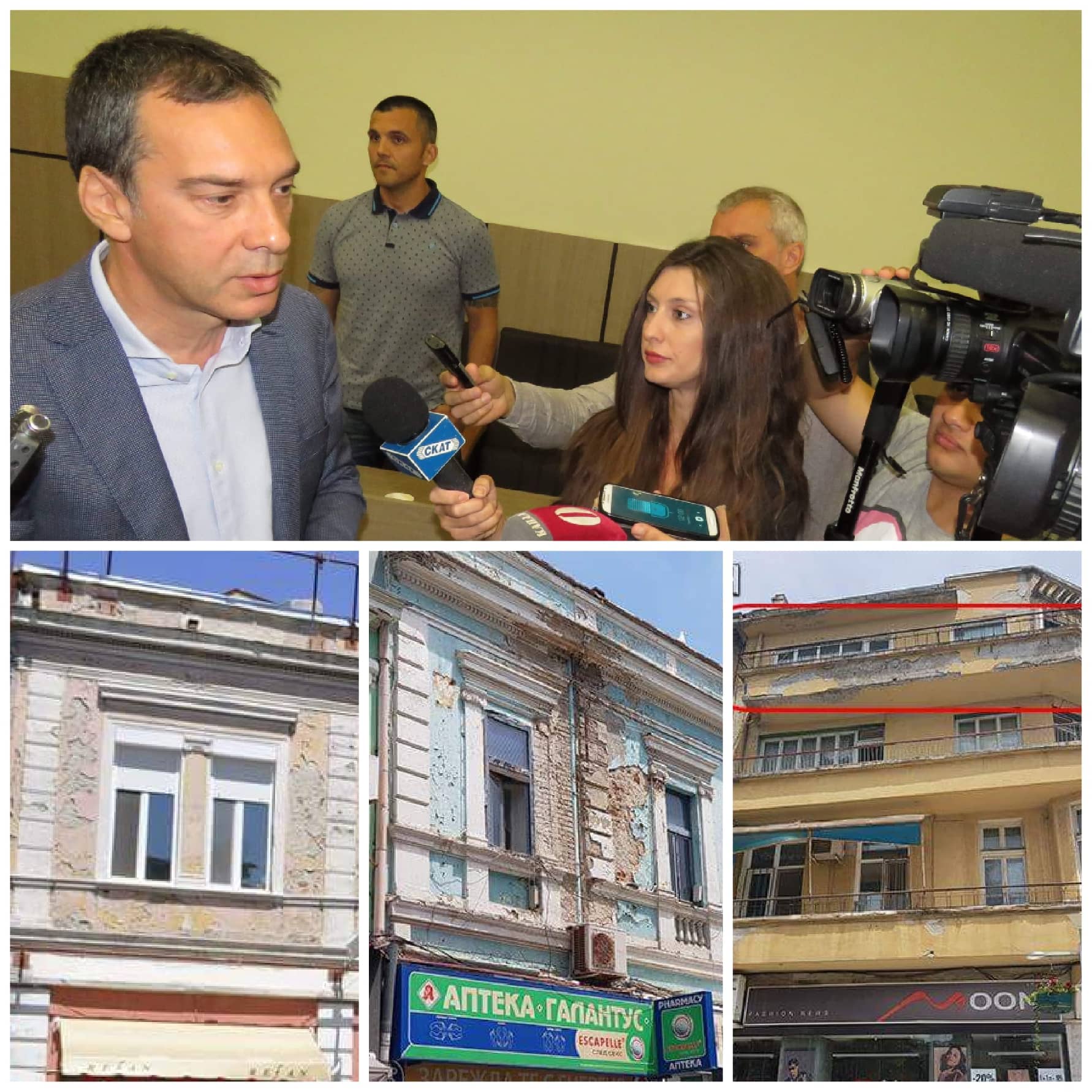 Кметът Димитър Николов: Ще запорираме наемите на собствениците на сгради в центъра, ако не си платят ремонта