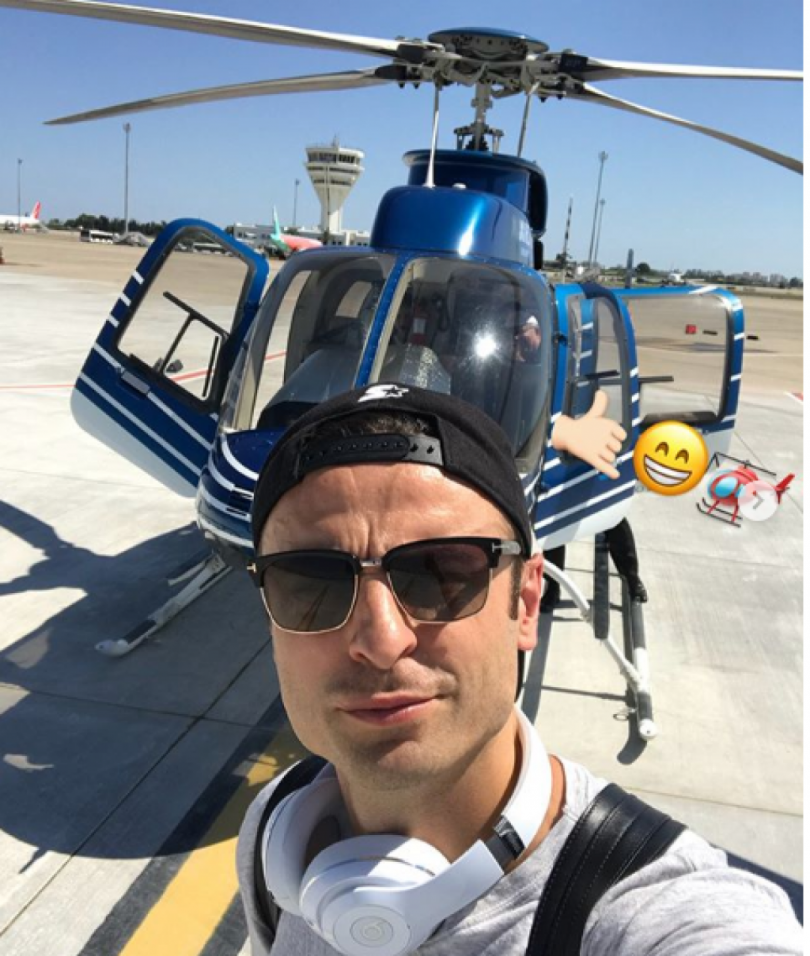 Бербатов дойде на почивка в Слънчев бряг с хеликоптер