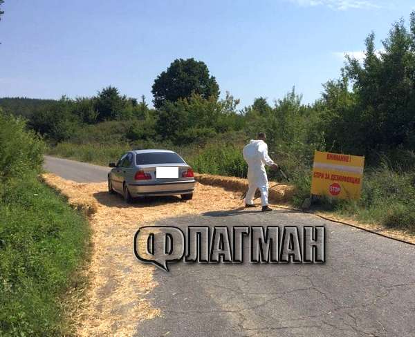 Само във Флагман.бг! Крути мерки срещу чумата в Бургаско, проверяват и дезинфекцират всяка кола и шофьор (СНИМКИ)