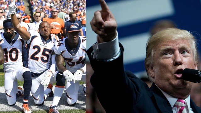 Тръмп иска наказания за играчите, протестиращи по време на химна