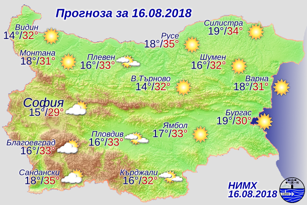 Какво време ни очаква днес? Вижте прогнозата на метеоролозите