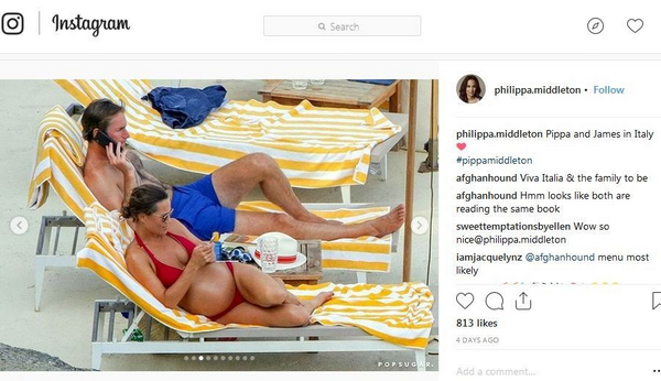 Бременната Пипа Мидълтън скри шапката на всички със секси снимка от плажа