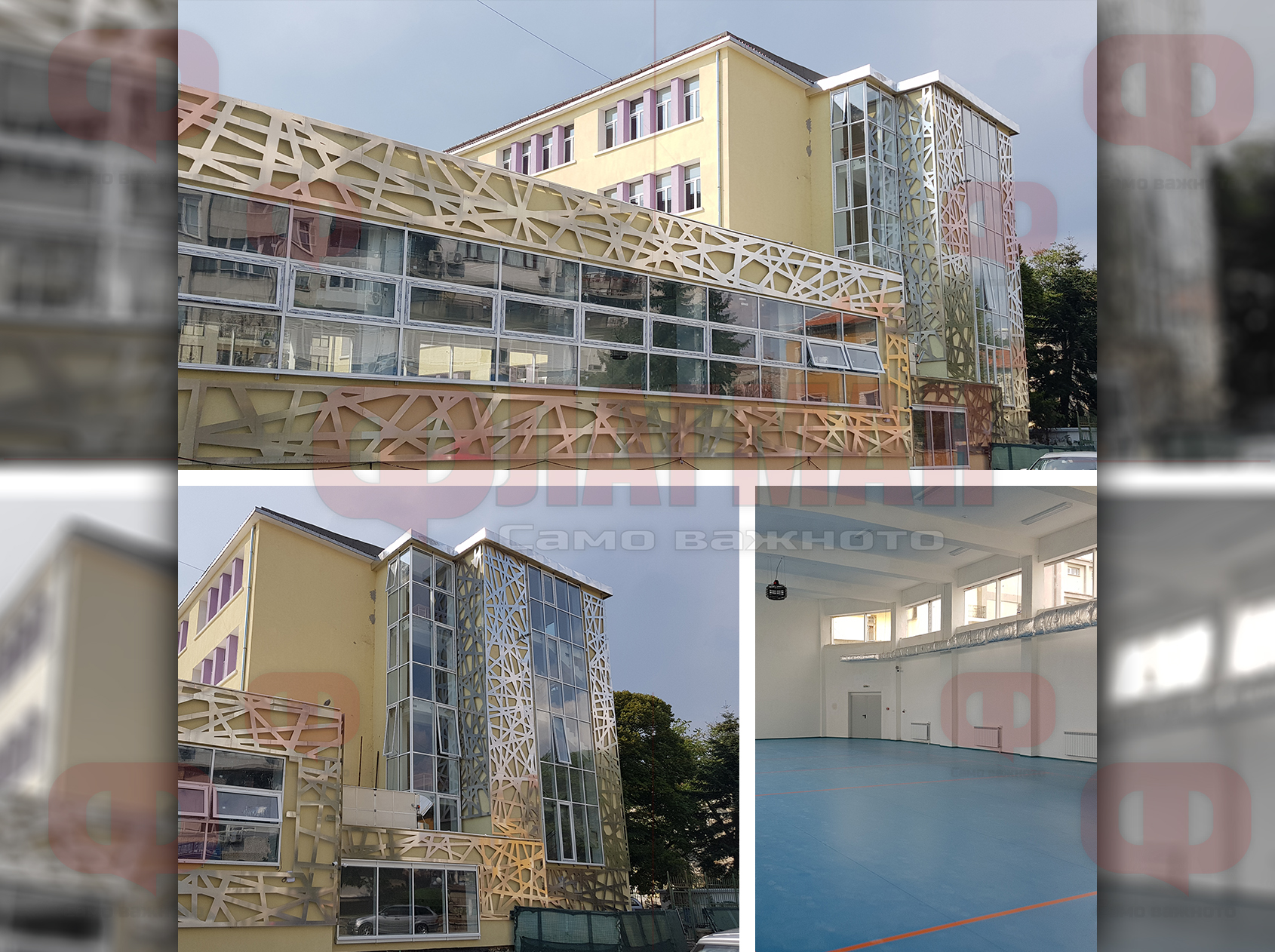 Първо във Флагман.БГ! Вижте новия физкултурен салон на Търговската гимназия в Бургас (СНИМКИ)