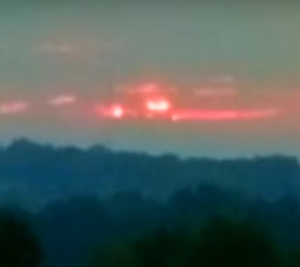 Две слънца изгряха над Индиана (ВИДЕО)