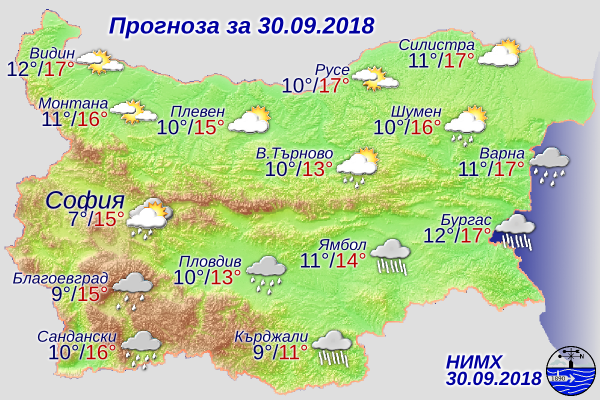 Какво време ни очаква днес? Вижте прогнозата на метеоролозите