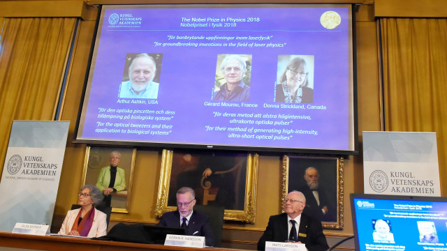 Жена получи Нобелова награда за физика за пръв път от 55 години