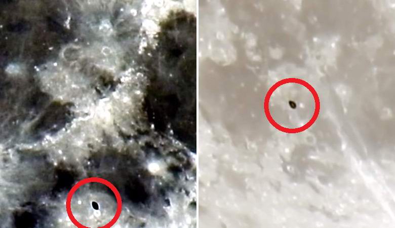 Мистерия: Астроном снима космически кораб край Луната (ВИДЕО)