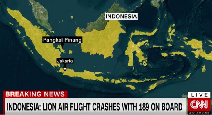 Трагедия: Пътнически самолет се разби в Индонезия