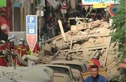 Трагедия в Марсилия, 9 безследно изчезнали след срутване на две сгради