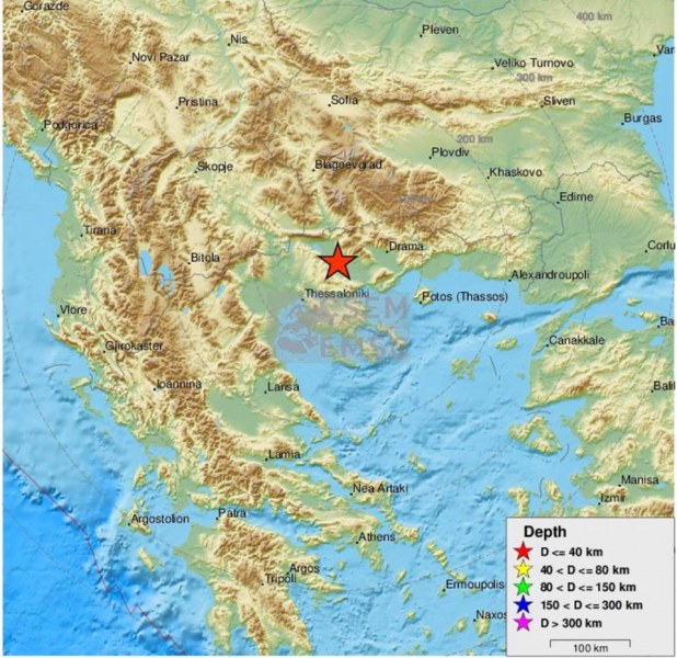 Земетресение 3,7 тресна Гърция! Усетиха го и в България