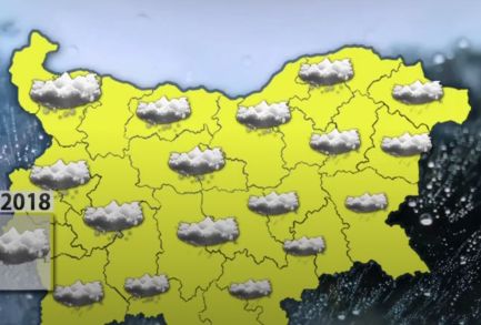 Жълт код за дъжд и сняг в цялата страна
