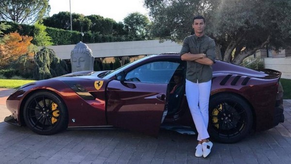 Футболистите и скъпите им коли: Първо, второ и трето място за Роналдо