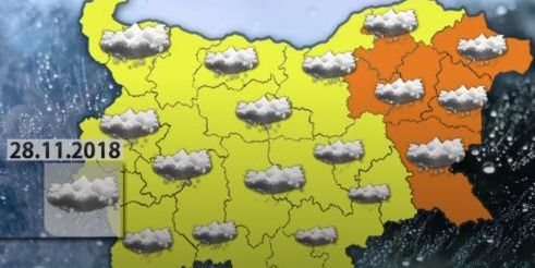 Сняг и поледици в Северна България