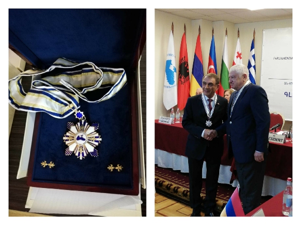 Бургаски депутат получи „медал на честта” от шефа на арменския парламент