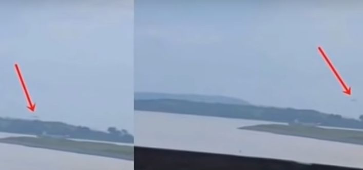 Пурообразно НЛО се появи над остров Спайк (ВИДЕО)