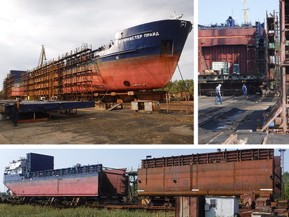 Корабостроителницата в Бургас извърши уникално за България преустройство на товарен кораб, вижте как