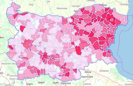 Къде в Бургаска област се женят най-много