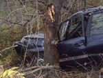 29-годишен се разсея и стана страшно, излетя от пътя