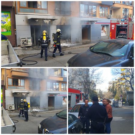 Извънредно! Огромен пожар в бургаския ж.к.Братя Миладинови