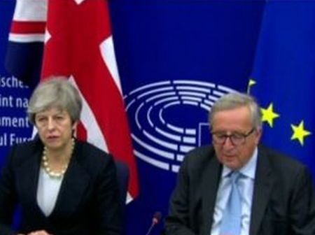 Пробив за Брекзит: Мей и Юнкер договориха предпазна мярка за излизането от ЕС
