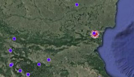 Земетресение от 3,6 по Рихтер край Варна