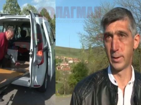 Бащата на ранения при катастрофата край Чукарка Мехмед: Спаси го микробусът, щеше да има жертви