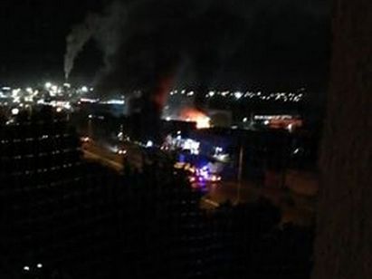 Извънредно! Пожар бушува в Славейков до магазин "Валдо"