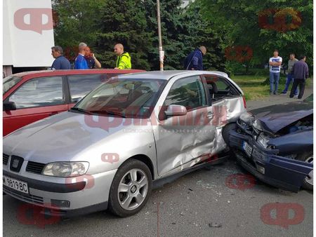 Зрелищна катастрофа в бургаския ж.к."Братя Миладинови"