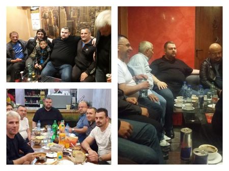 Делян Пеевски се включи в последния момент в предизборната кампания – агитира на маса (снимки)