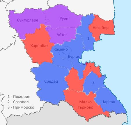 Равносметката от евровота: ГЕРБ бие в Бургас, но загуби в 5 ключови общини
