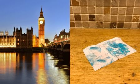 50% от тоалетните в британския парламент покрити с кокаин