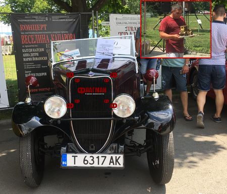 Невероятен Форд кабрио от `34 г. докара семейство от Търговище за Ретро парада на автомобили в Бургас