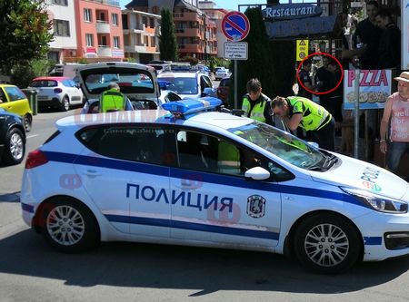 Само във Флагман.бг: Много пиян турист открадна такси, катастрофира зрелищно в Несебър и се сби