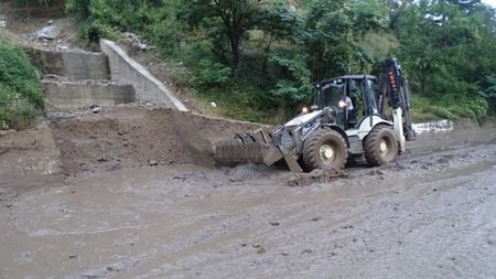 Свлачище затрупа Е 79 в посока Гърция