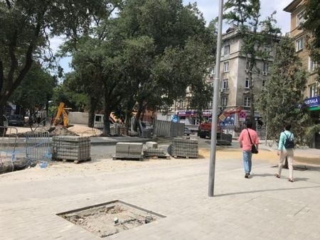 Сух режим в центъра на Варна заради ремонта на Шишковата градинка