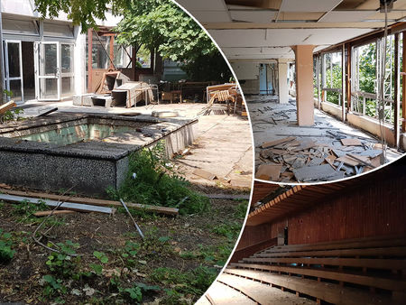 Поглед отвътре: Как върви ремонтът на Дома на Нефтохимика в Бургас