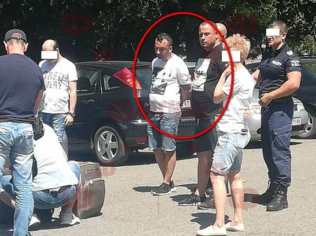 Първи снимки от зрелищните арести в Бургас