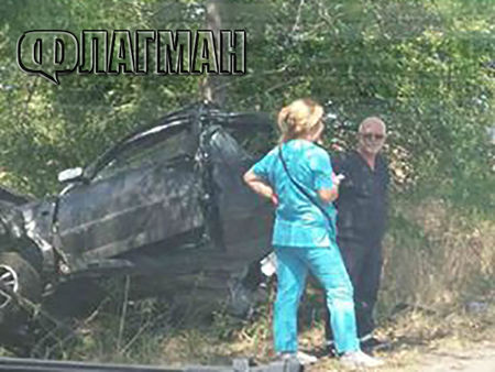 Жена пострада при катастрофа в Бургас