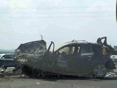 Тежка катастрофа на АМ „Тракия”, лек автомобил е размазан след свиреп сблъсък